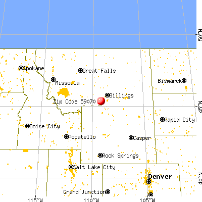Boyd, MT (59070) map from a distance