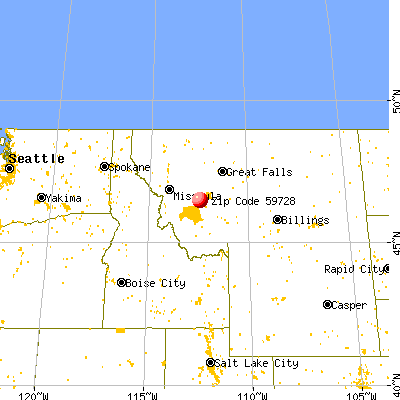Elliston, MT (59728) map from a distance