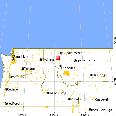 Niarada, MT (59915) map from a distance