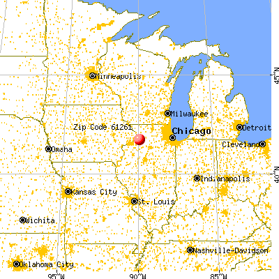 Lyndon, IL (61261) map from a distance
