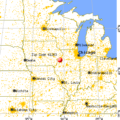 Matherville, IL (61263) map from a distance