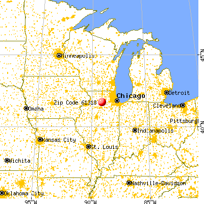 Compton, IL (61318) map from a distance