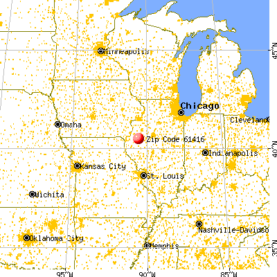 Bardolph, IL (61416) map from a distance