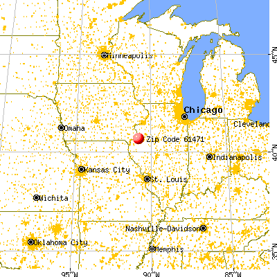 Raritan, IL (61471) map from a distance