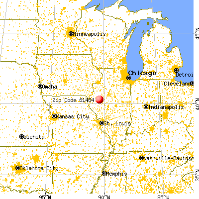 Vermont, IL (61484) map from a distance