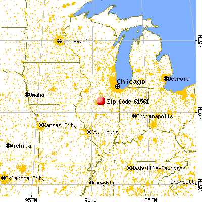 Roanoke, IL (61561) map from a distance