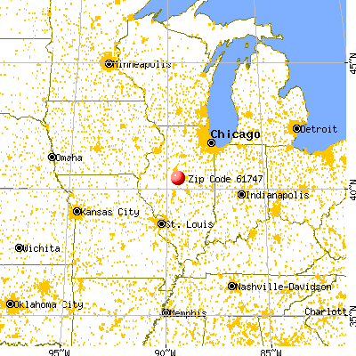 Hopedale, IL (61747) map from a distance