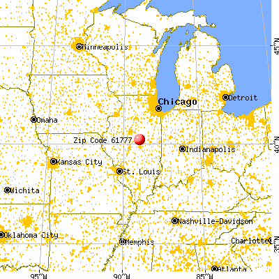 Wapella, IL (61777) map from a distance