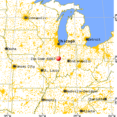 Catlin, IL (61817) map from a distance