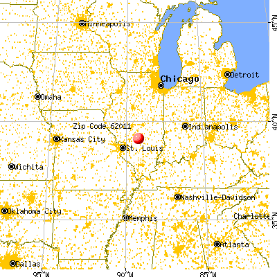 Bingham, IL (62011) map from a distance