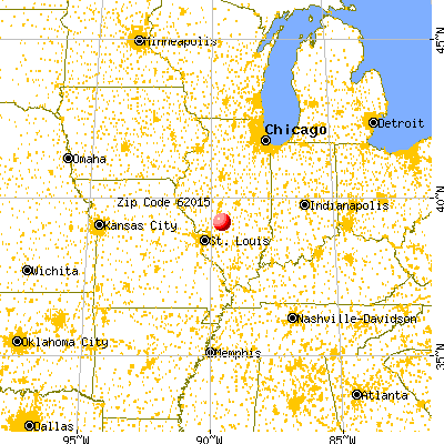 Butler, IL (62015) map from a distance
