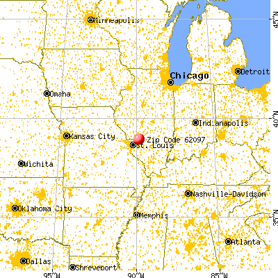 Worden, IL (62097) map from a distance