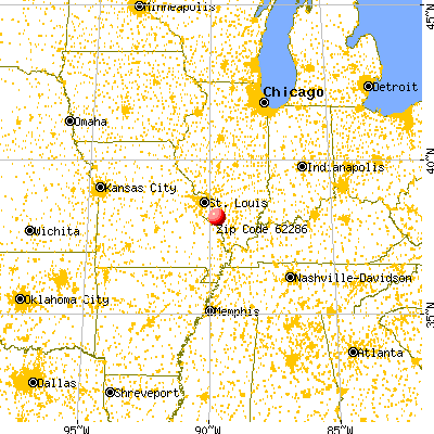 Sparta, IL (62286) map from a distance