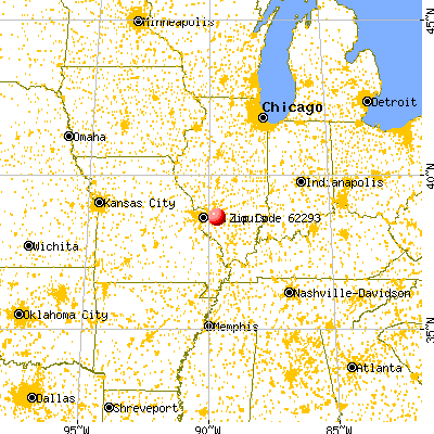 Trenton, IL (62293) map from a distance
