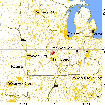 Alsey, IL (62610) map from a distance