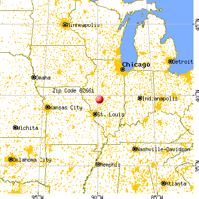 Loami, IL (62661) map from a distance