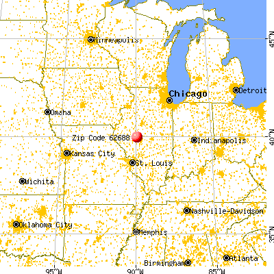 Tallula, IL (62688) map from a distance