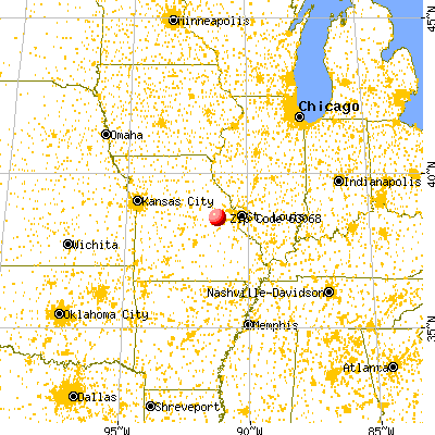 New Haven, MO (63068) map from a distance