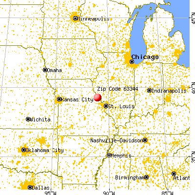 Eolia, MO (63344) map from a distance