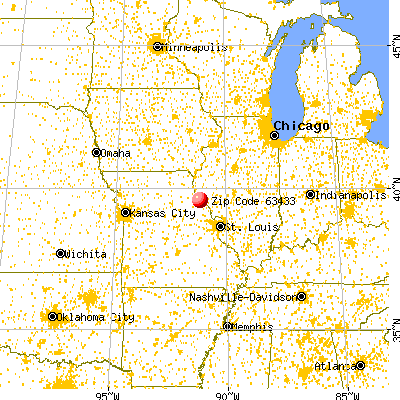 Ashburn, MO (63433) map from a distance