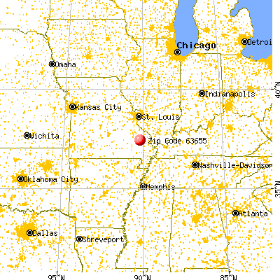 Marquand, MO (63655) map from a distance