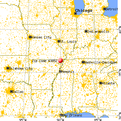 Holcomb, MO (63852) map from a distance