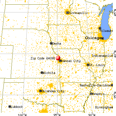 Weston, MO (64098) map from a distance