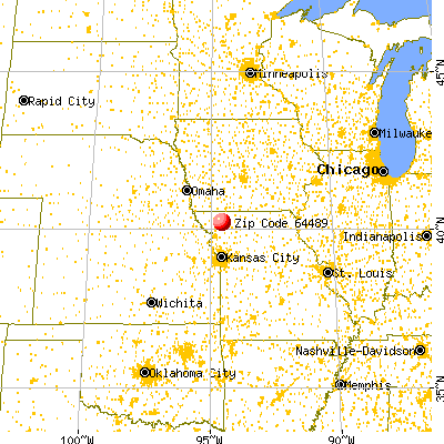 Stanberry, MO (64489) map from a distance