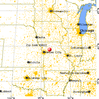 Bogard, MO (64622) map from a distance