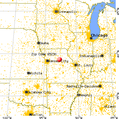 Armstrong, MO (65230) map from a distance