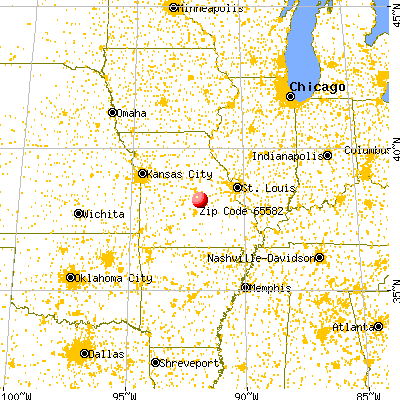 Vienna, MO (65582) map from a distance