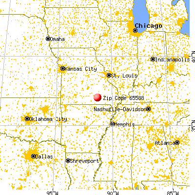 Winona, MO (65588) map from a distance