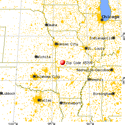 Marionville, MO (65705) map from a distance