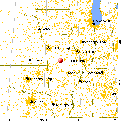 Phillipsburg, MO (65722) map from a distance