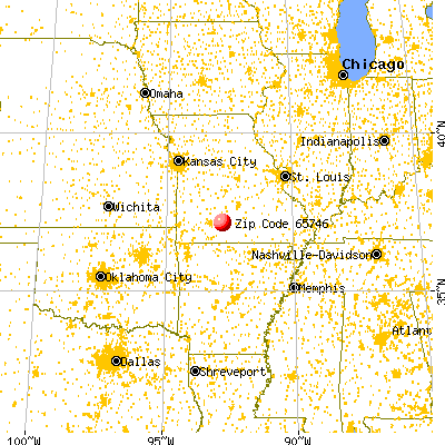 Seymour, MO (65746) map from a distance