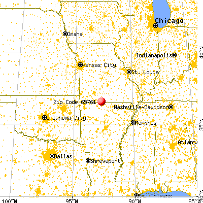 Theodosia, MO (65761) map from a distance