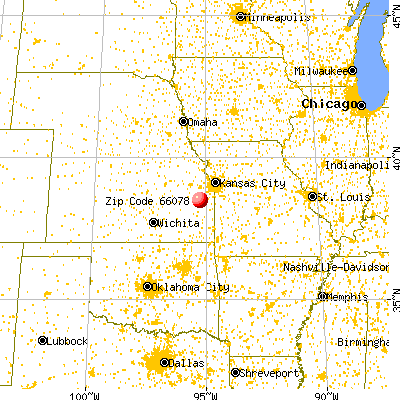 Princeton, KS (66078) map from a distance