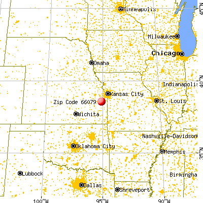 Rantoul, KS (66079) map from a distance