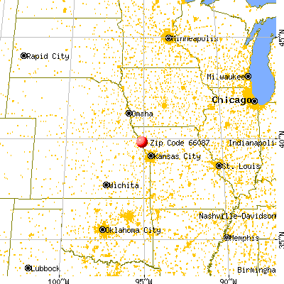 Troy, KS (66087) map from a distance