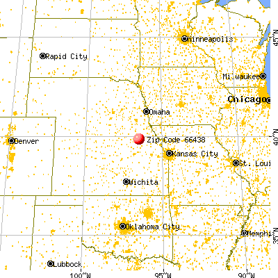 Home, KS (66438) map from a distance