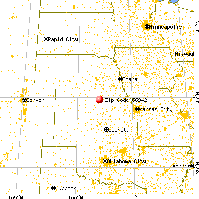Formoso, KS (66942) map from a distance