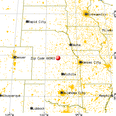 Randall, KS (66963) map from a distance