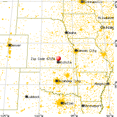 Walton, KS (67151) map from a distance