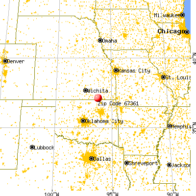 Sedan, KS (67361) map from a distance