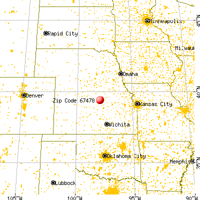 Simpson, KS (67478) map from a distance