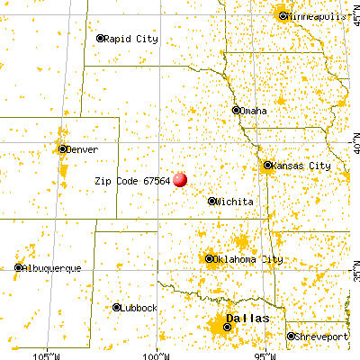 Olmitz, KS (67564) map from a distance