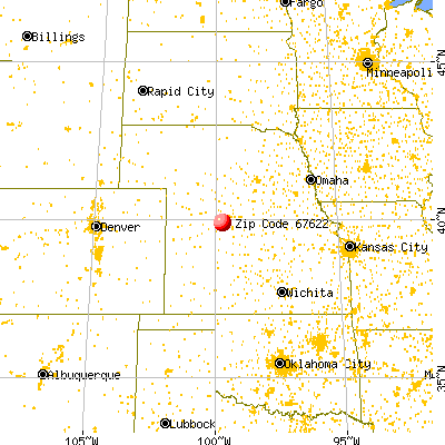 Almena, KS (67622) map from a distance