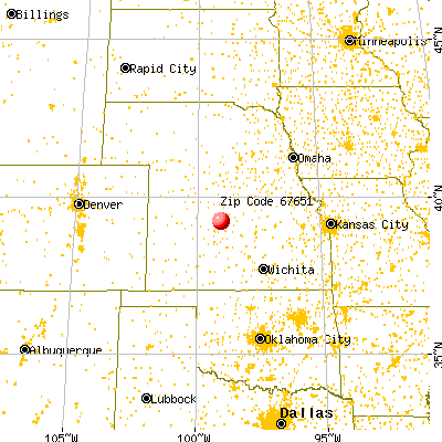 Natoma, KS (67651) map from a distance