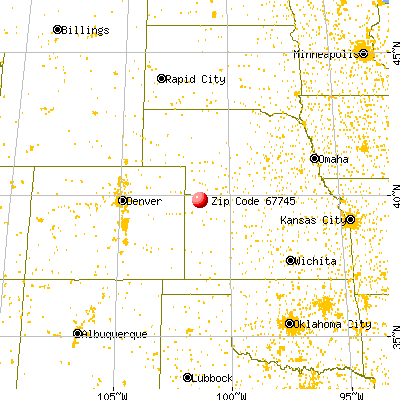 McDonald, KS (67745) map from a distance