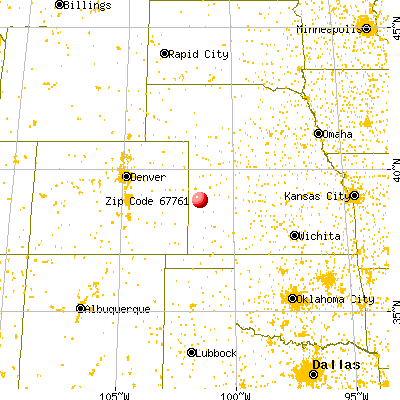 Wallace, KS (67761) map from a distance